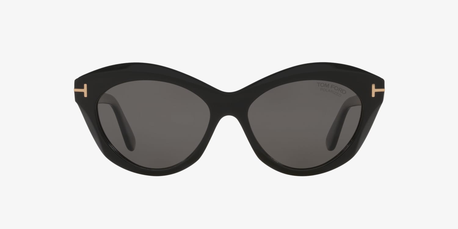 TOM FORD ブラック サングラス Tom Ford Toni Sunglasses | LensCrafters