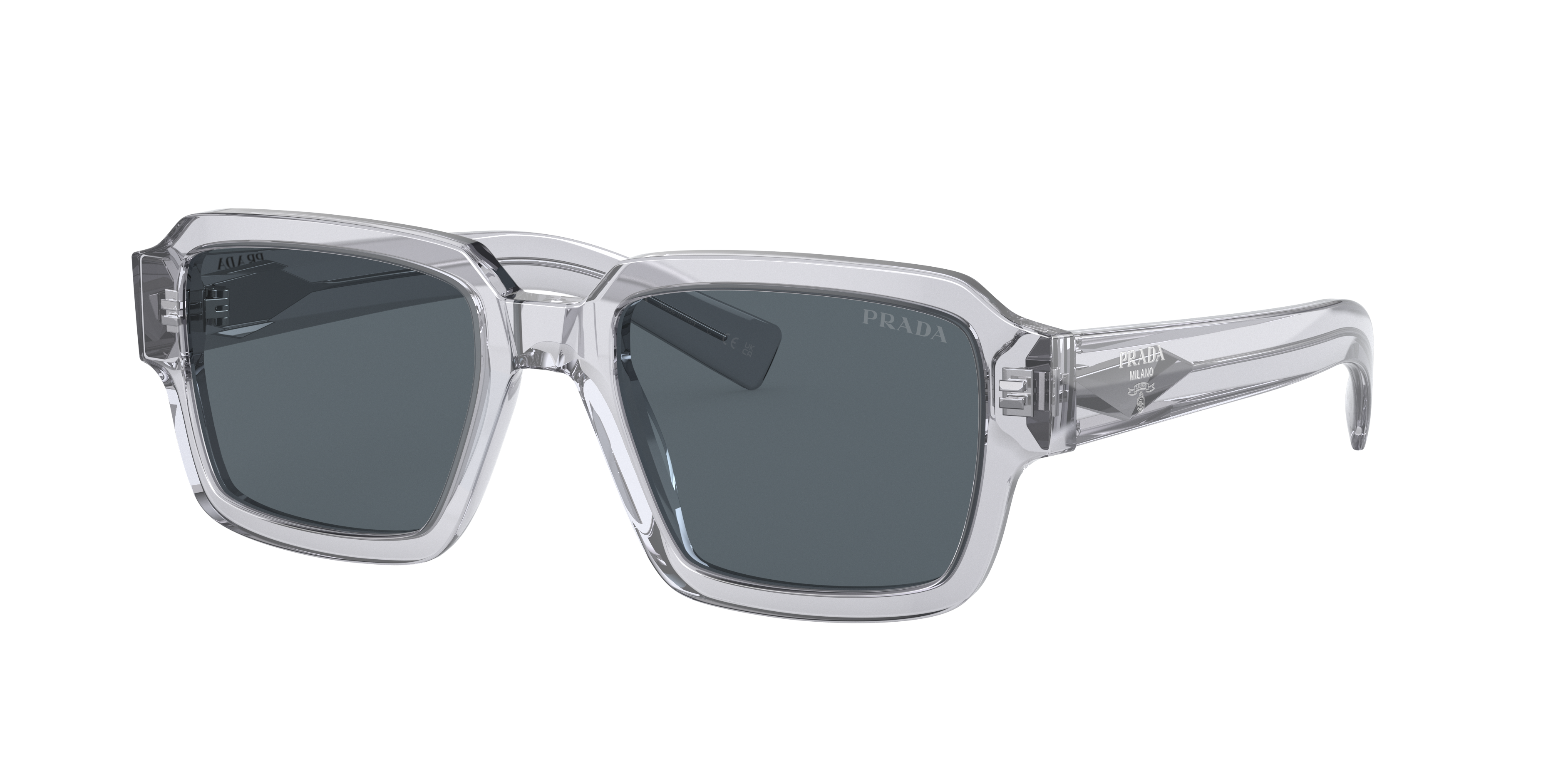 小物 03ss archive prada clear eyewear y2k Prada PR 02ZS Sunglasses | LensCrafters