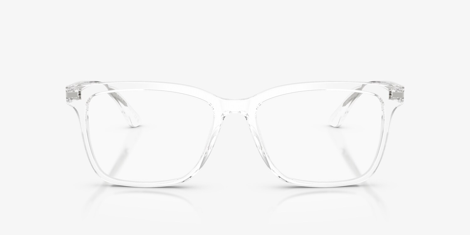 Prada Transparent Frame Eyewear VPR 14W-F Prada VPR14W Rectangle Glasses | Fashion Eyewear US main image 3