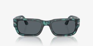 COPY - Persol Universal Polarized Sunglasses Persol PO3292S S (50 - 21) with Green lenses and Black frame  main image 2