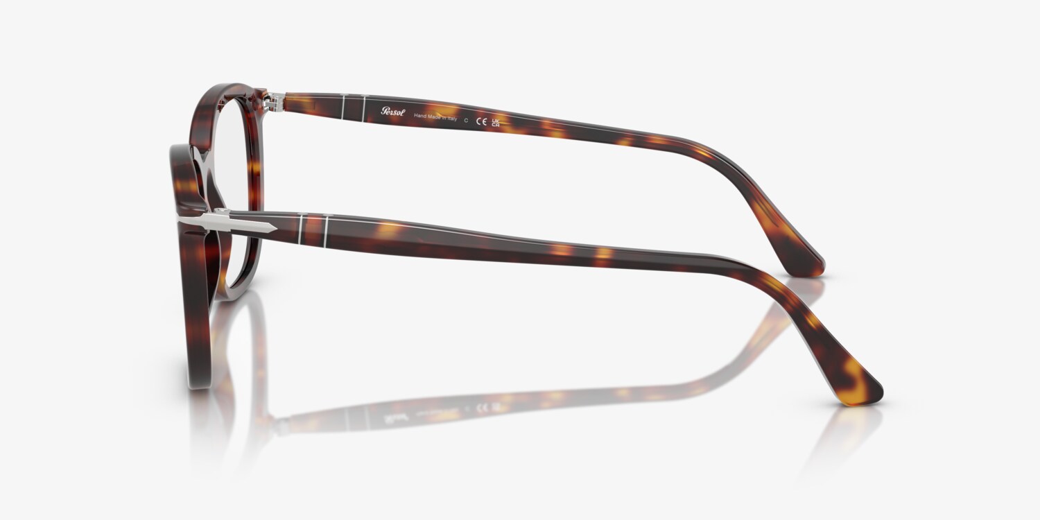 Verres De Rechange Persol PO 2455S Gris Havane 60mm - Authentiques, Neufs Sans étiquettes, Verre Minéral Anti-reflet
