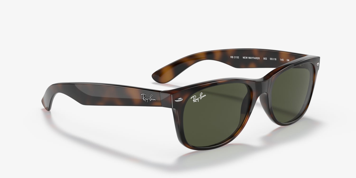 Ray-Ban RB 2132 NEW WAYFARER トータス Ray-Ban RB2132 New Wayfarer Classic Sunglasses | LensCrafters
