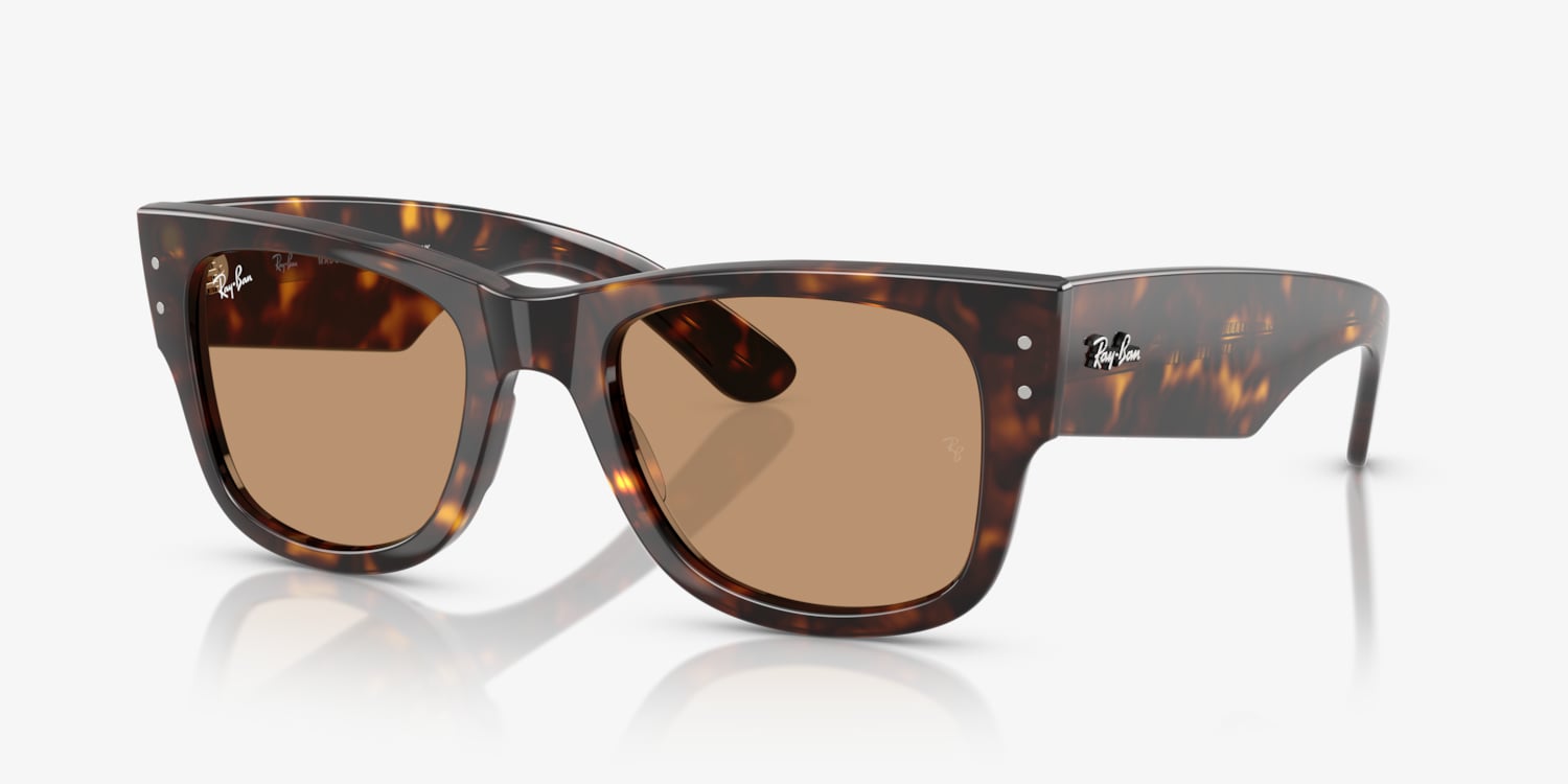 Ray-Ban MEGA WAYFARER ポリッシュドトランスペレントレッド Ray-Ban RB0840S Mega Wayfarer Summer Capsule Sunglasses | LensCrafters