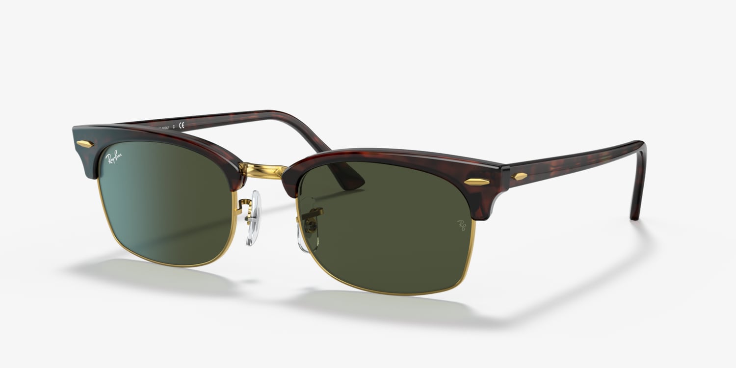 Ray-Ban RB3916 Clubmaster Square Legend Gold Sunglasses