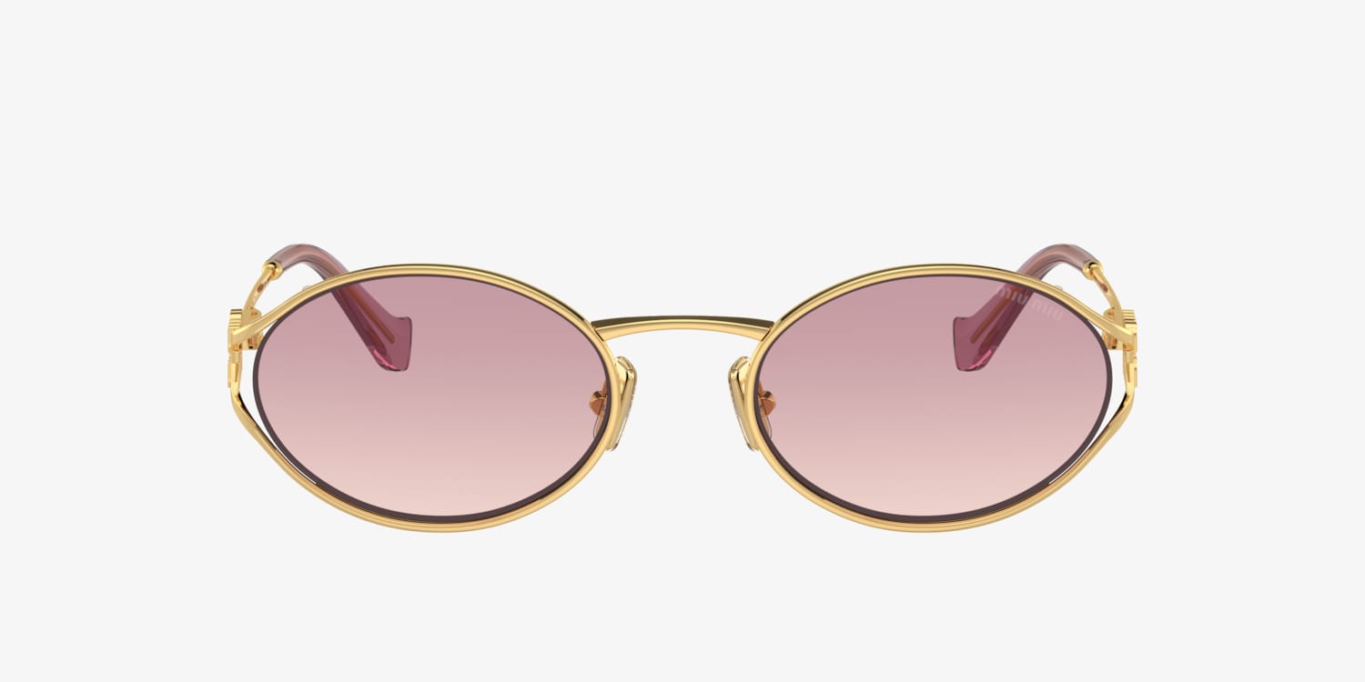 y.m♡ Miu Miu Logo Acetate Square Sunglasses | Neiman Marcus