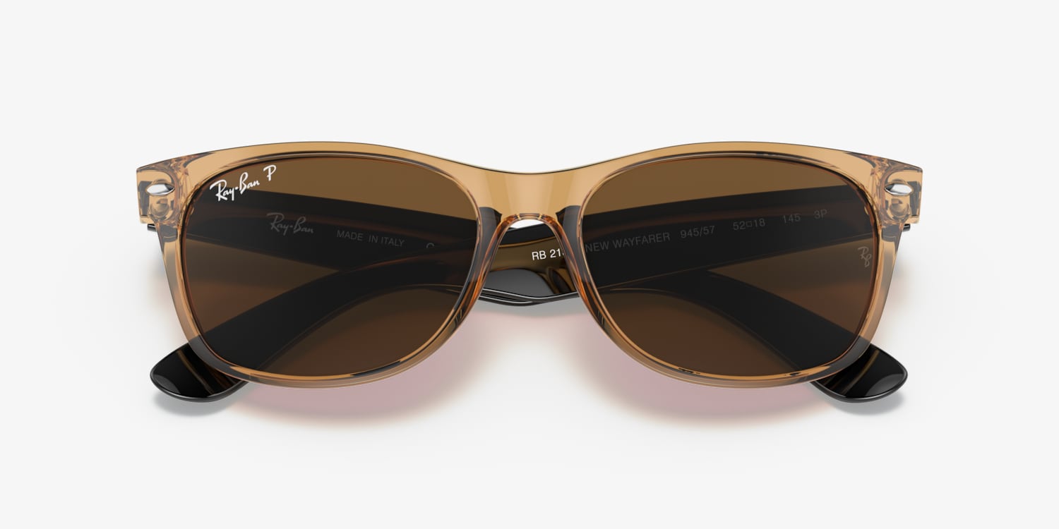 Ray-Ban RB2132 New Wayfarer Bicolor Sunglasses | LensCrafters