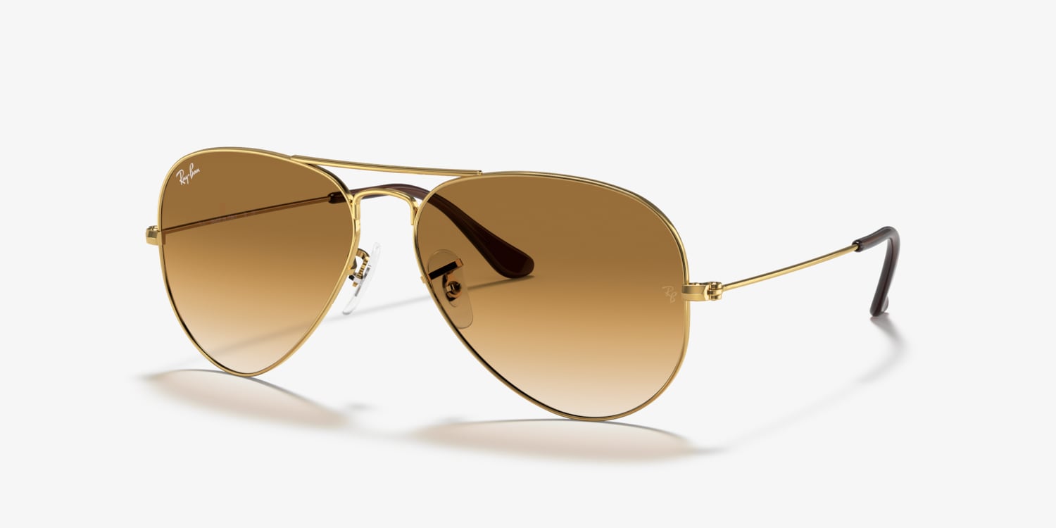 Ray-Ban RB3025 Aviator Gradient Sunglasses | LensCrafters