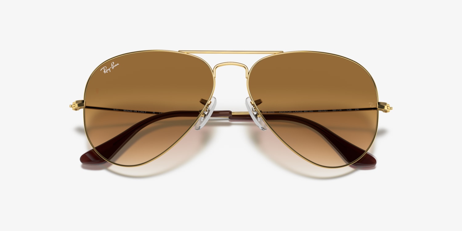Ray-Ban RB3025 Aviator Gradient Sunglasses LensCrafters