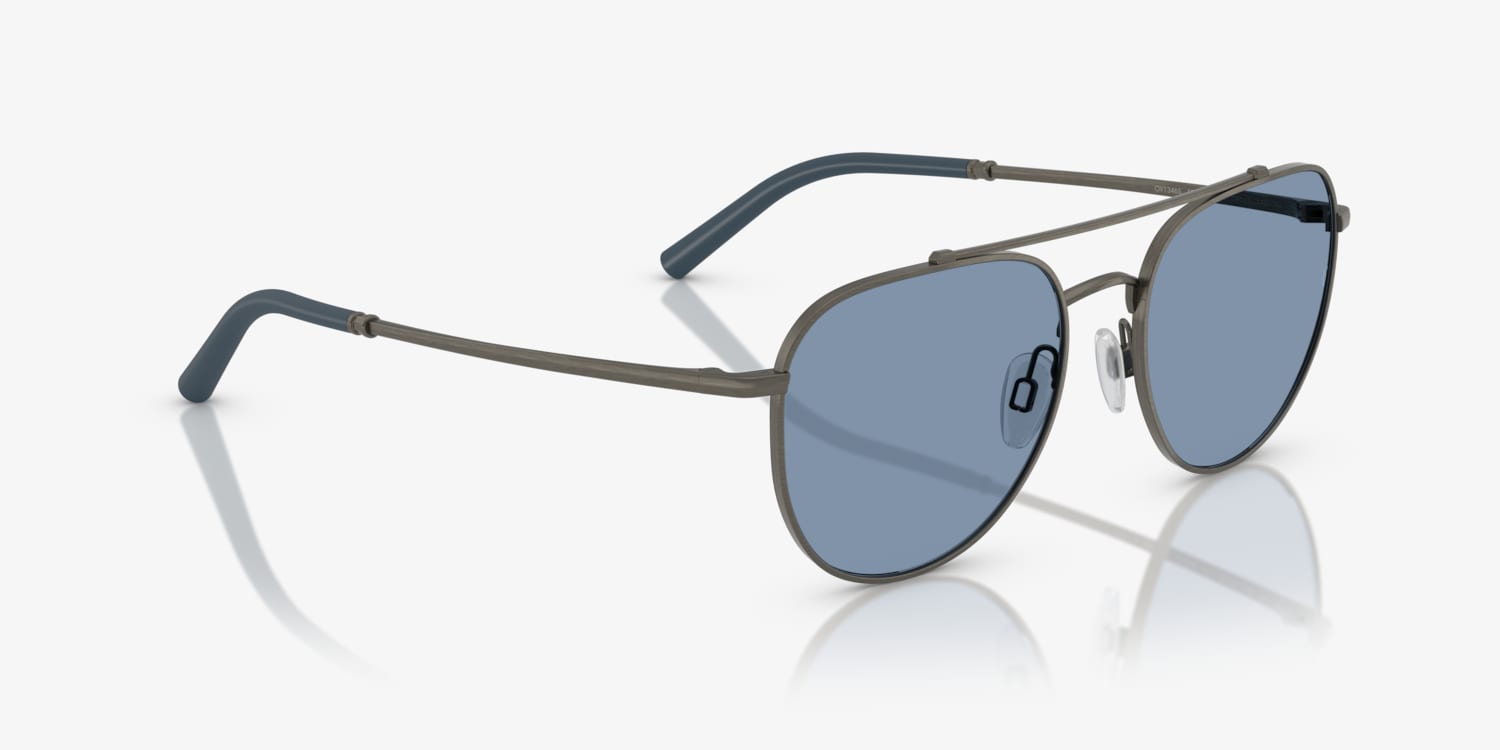 man 公式写真 オリフォ Oliver Peoples OV1346S R-10 L (54 - 18) with Green lenses and Gold