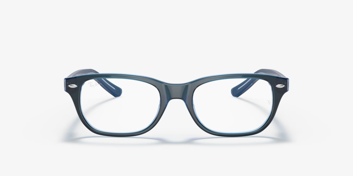 【ウマ息子様用】24-25 FIX NATION light blue Mサイズ Ray-Ban RB1555 Optics Kids Eyeglasses | LensCrafters