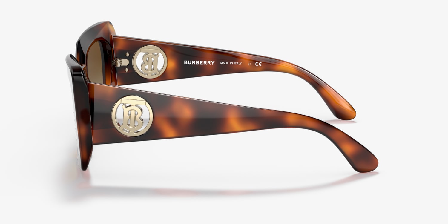 バーバリー サングラス BE4304D べっ甲柄 Burberry™ BE4304D Round Sunglasses | EyeOns.com