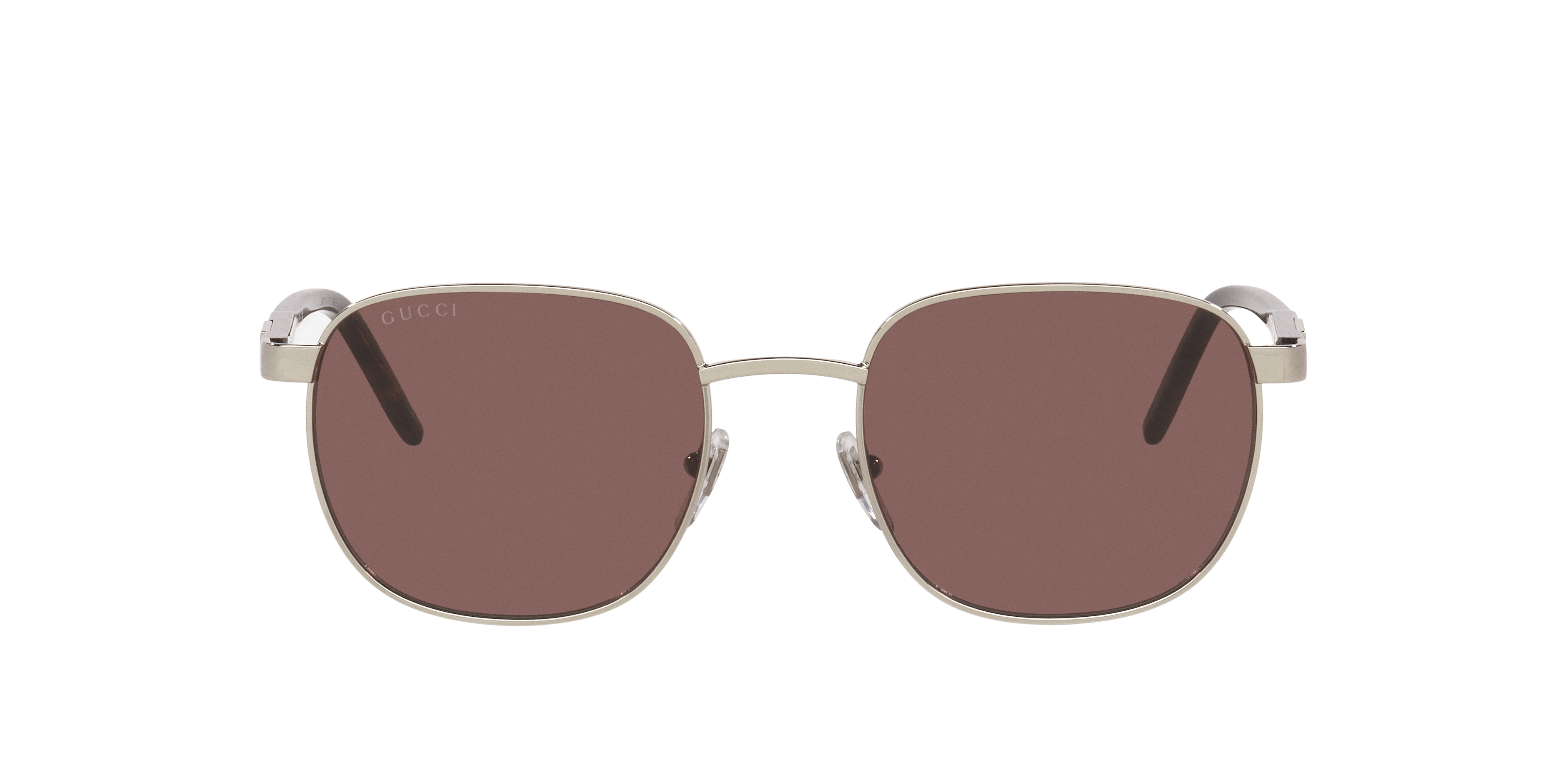 GUCCI ゴールドスクエアサングラス スクエアフレーム サングラス ・ゴールド＆マルチカラー | GUCCI公式