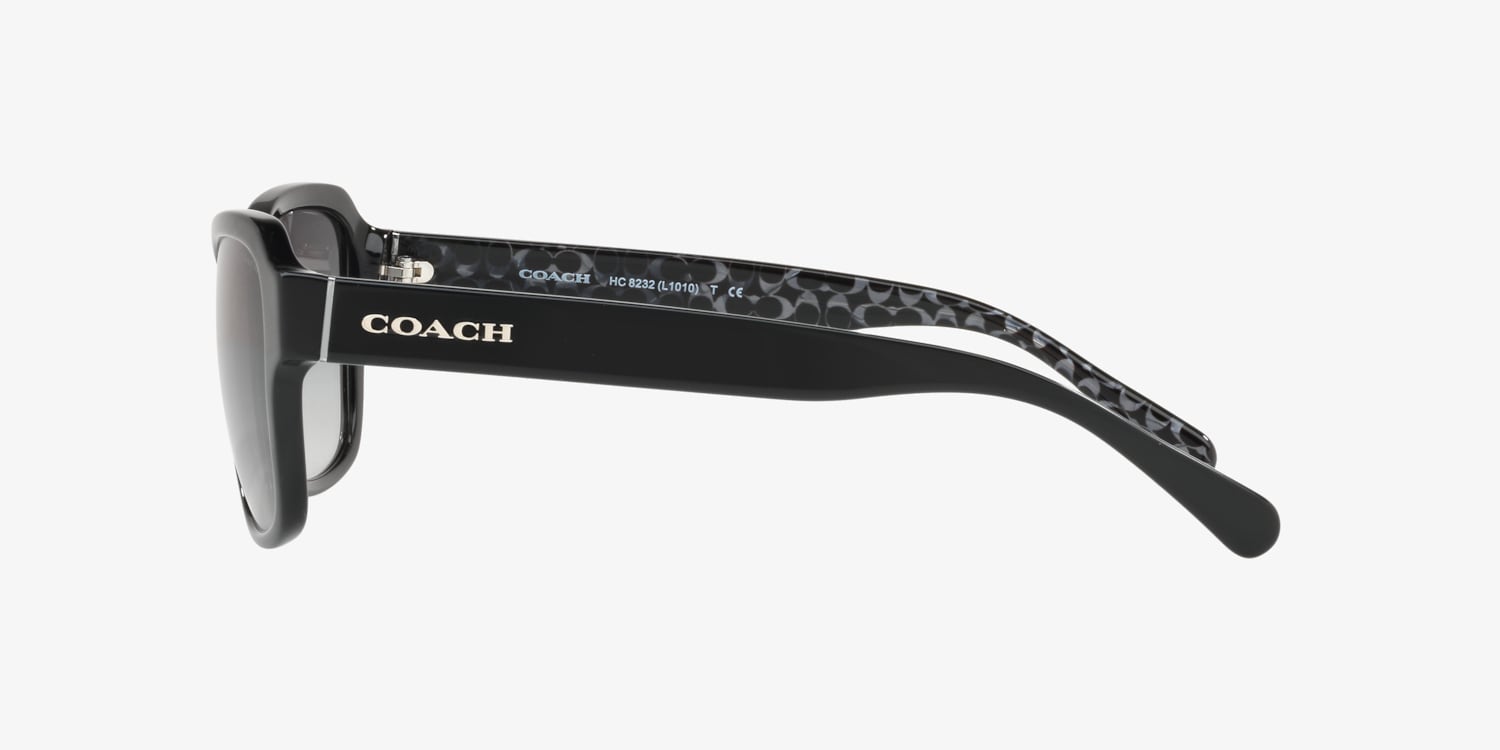 小物 COACH HC8232F Dark Tortoise Signature Coach HC8232 sunglasses for women in Dark Tortoise