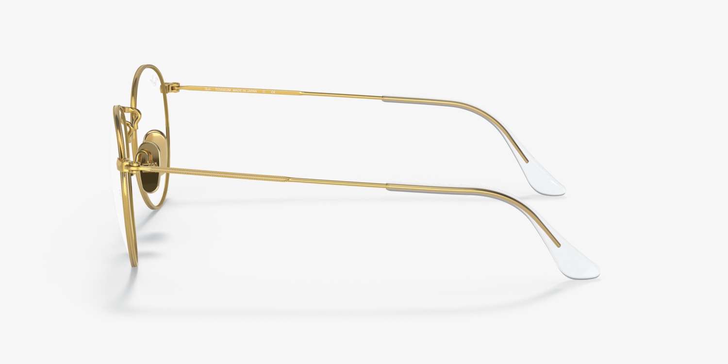 Ray-Ban RB8247V Round Titanium Optics Eyeglasses LensCrafters