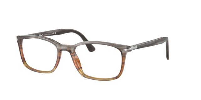 Persol Man Striped Grey, Gradient Brown