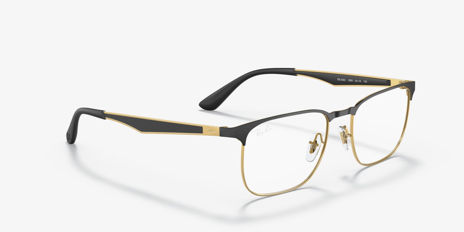 rayban b&l サングラス Ray-Ban RB6363 Optics Eyeglasses | LensCrafters