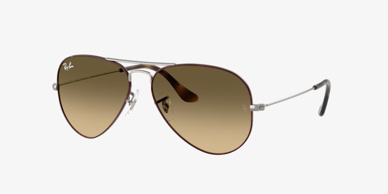 m*a様 RAY-BAN AVIATOR Lifestyle RB3025 00 Ray-Ban RB3025 Aviator Gradient M (55 - 14) with Pink lenses