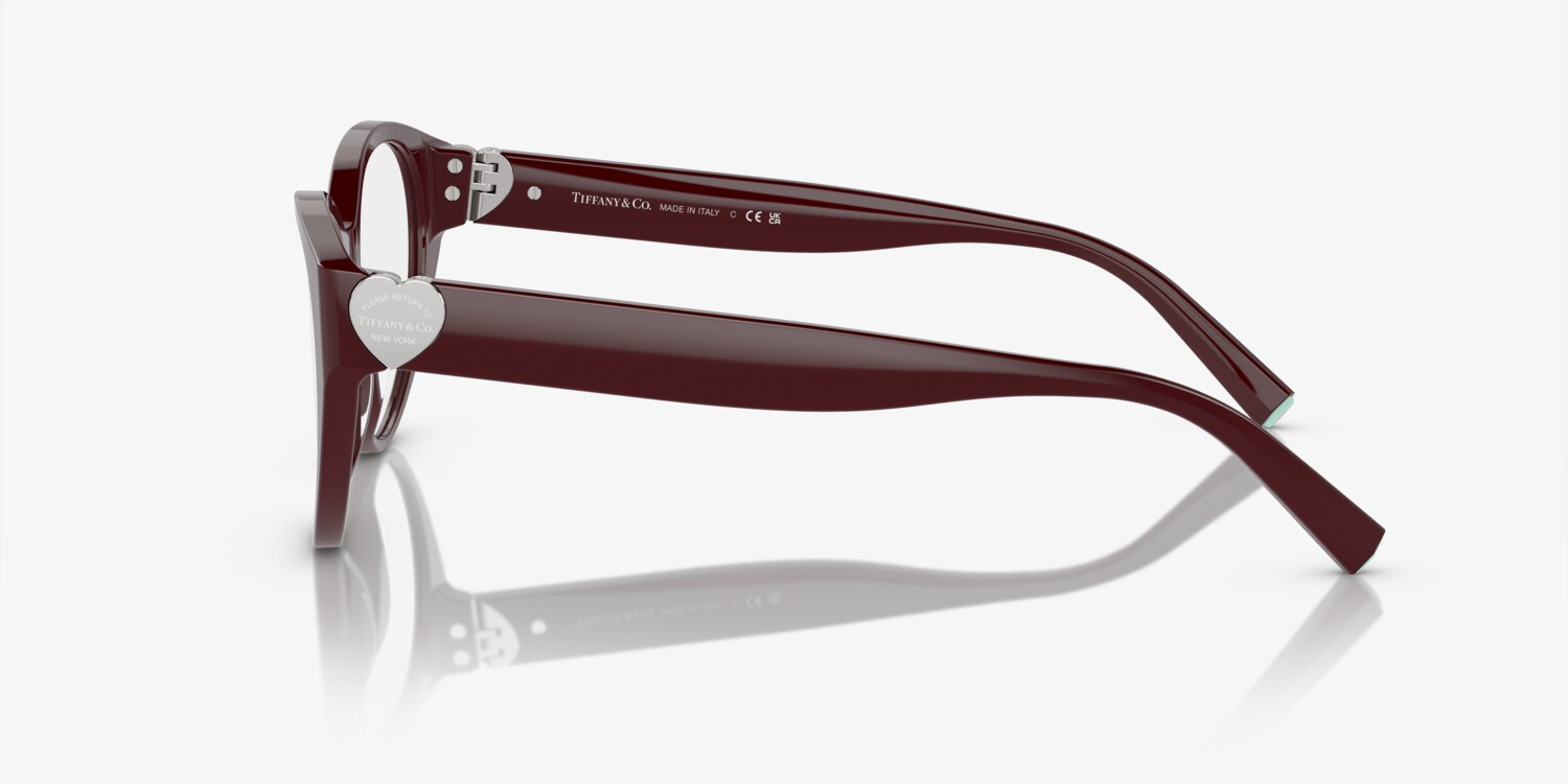 Tiffany & Co. Burgundy with design Sunglasses S8123 62 16 122 Eyeglasses Tiffany TF2232U | Free Shipping | Glasses.com® main image 3