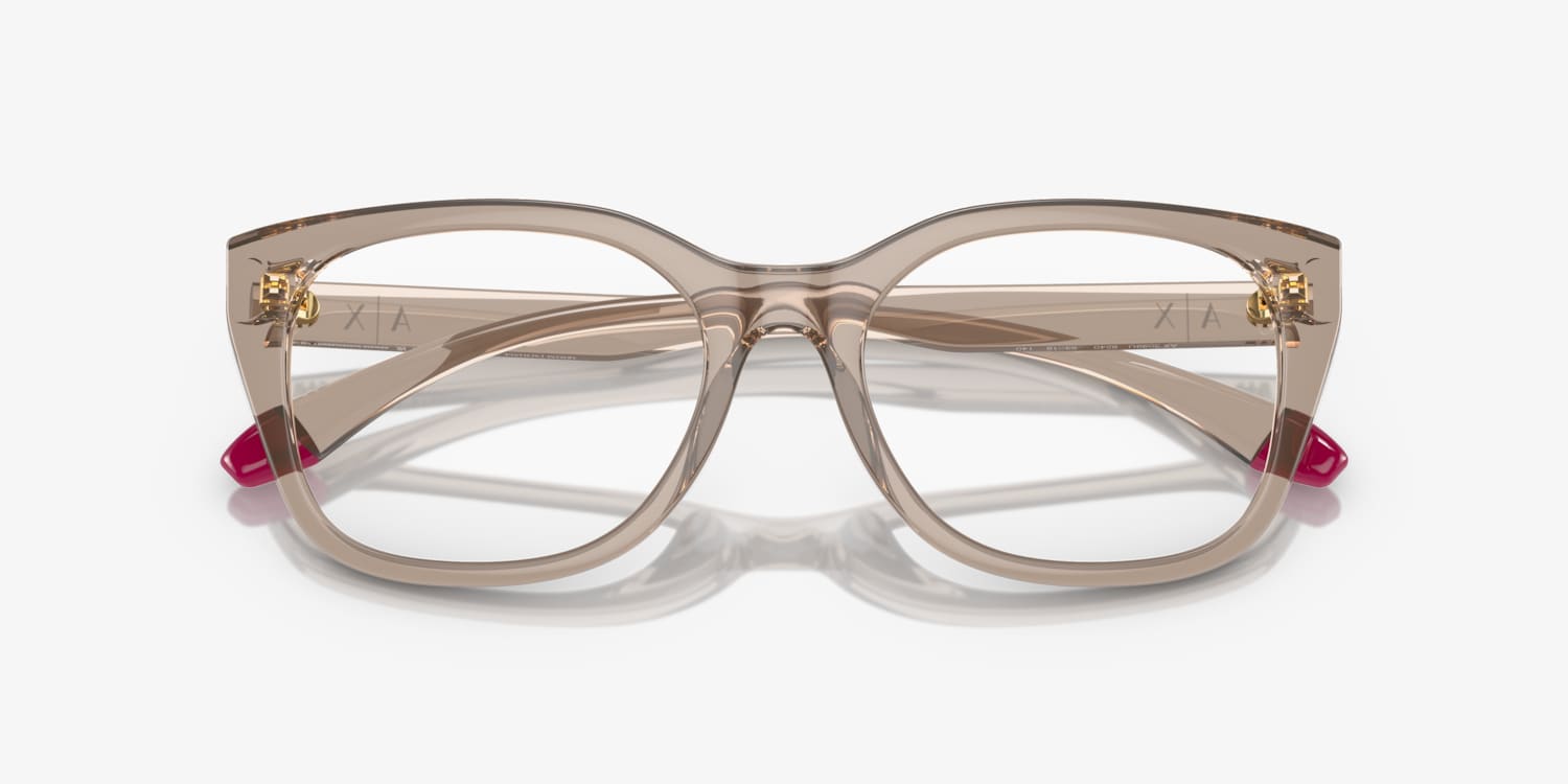00s Y2K armani exchange \" 忍者ネック \" ニット Armani Exchange™ AX3121U Irregular Eyeglasses | EyeOns.com