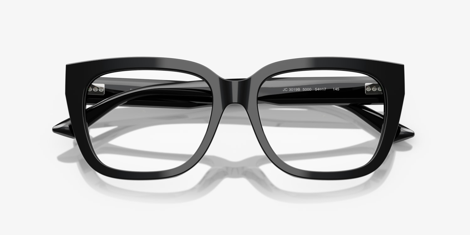 3/15ジミー48 Eyeglasses Jimmy Choo 41 0086 Dark Havana / 00 Demo Lens at