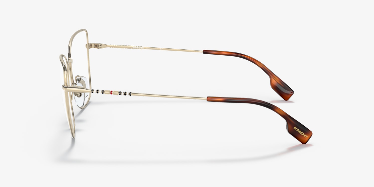 RX-ABLE WOMEN\'S BURBERRY EYEGLASS FRAMES B1367 GOLD Burberry BE1367 Bea Eyeglasses | LensCrafters main image 4