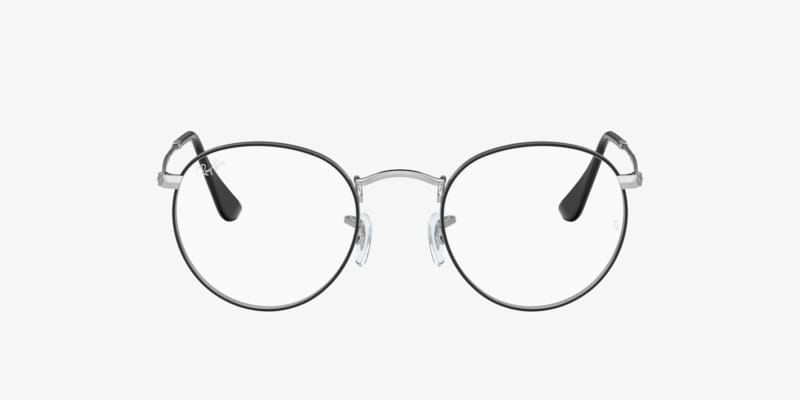 Ray-Ban rb3447v ライトピンク ROUND METAL OPTICS Eyeglasses with Rose Gold Frame - RB3447V