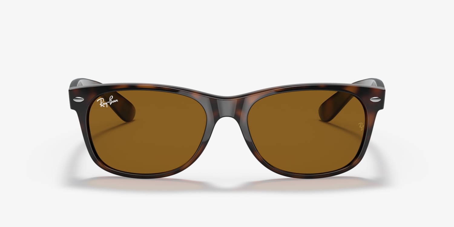Ray-Ban RB2132-F　NEW WAYFARER 55□18　140 Ray-Ban® RB2132F New Wayfarer (Asian Fit) 55 Eyesize | SportRx