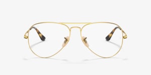 【美品】Ray-Ban RB 6489 ゴールド サングラス Ray-Ban RB6489 Aviator Optics Eyeglasses | LensCrafters
