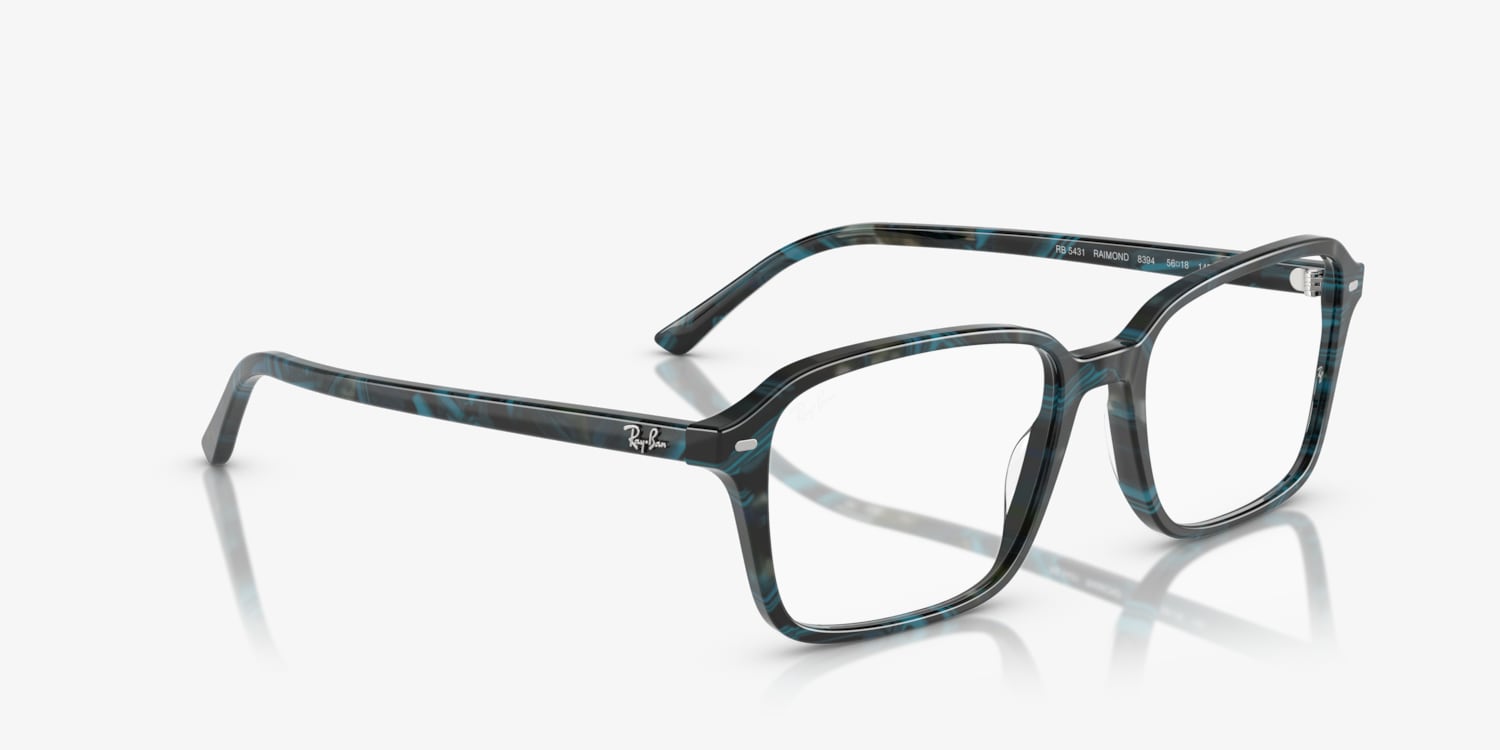 美品 RayBan セルフレーム RB5385D ベッコウ m317 レイバン公式ストア】 Ray-Ban® RB5385 OPTICS メガネ | ブラック