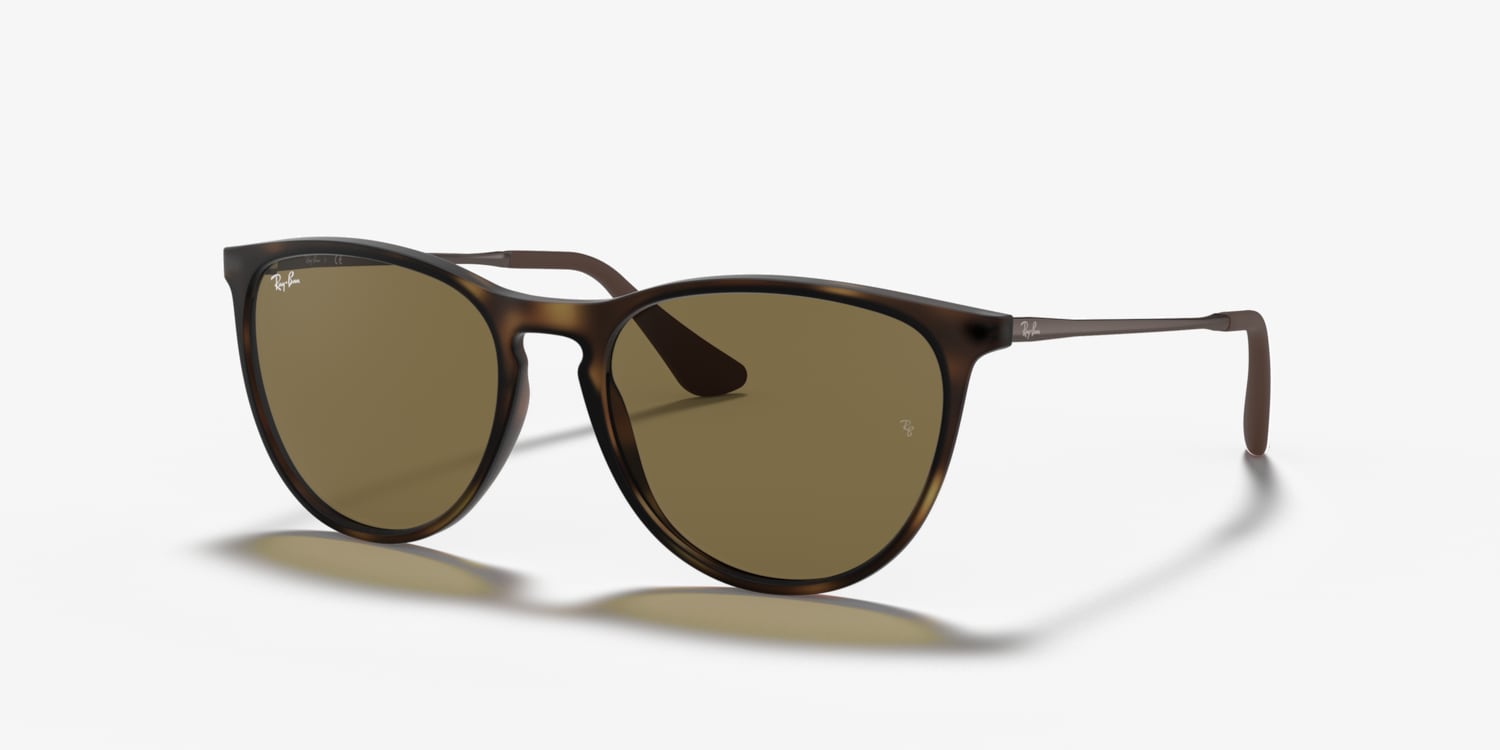 小物 Ray-Ban ERIKA BLUE-VIOLET LIGHT CLEAR RB ERIKA CLASSIC Sunglasses in Transparent Light Blue and Grey