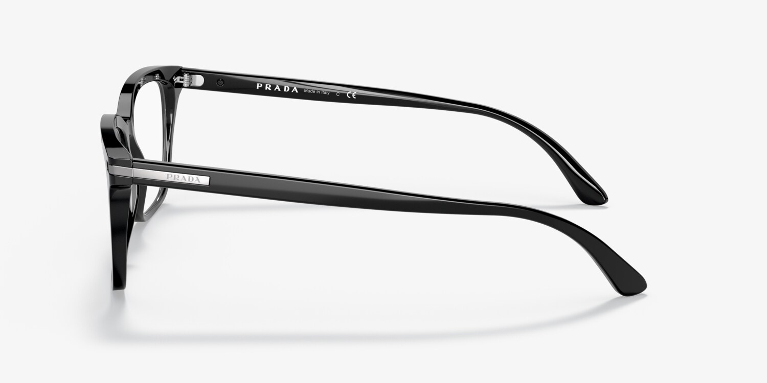 Prada Women Eyeglasses Black Demo Square PR14WV 1AB1O1 BRAND NEW Prada - PR 14WV Eyeglasses | Specs Collective main image 4