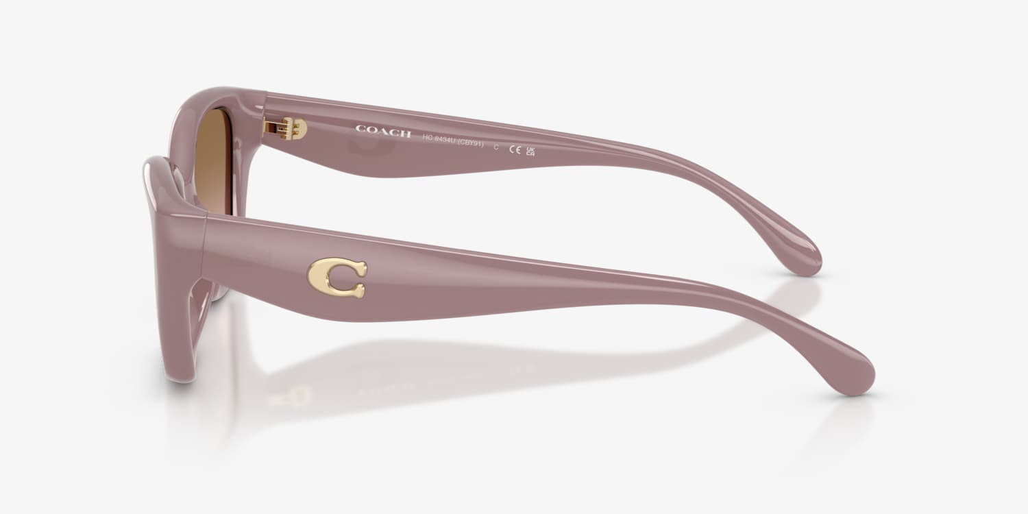 Coach Translucent Taupe Oversized Sunglasses Coach CR609 HC8391U 5805/13 Sunglasses - US main image 2