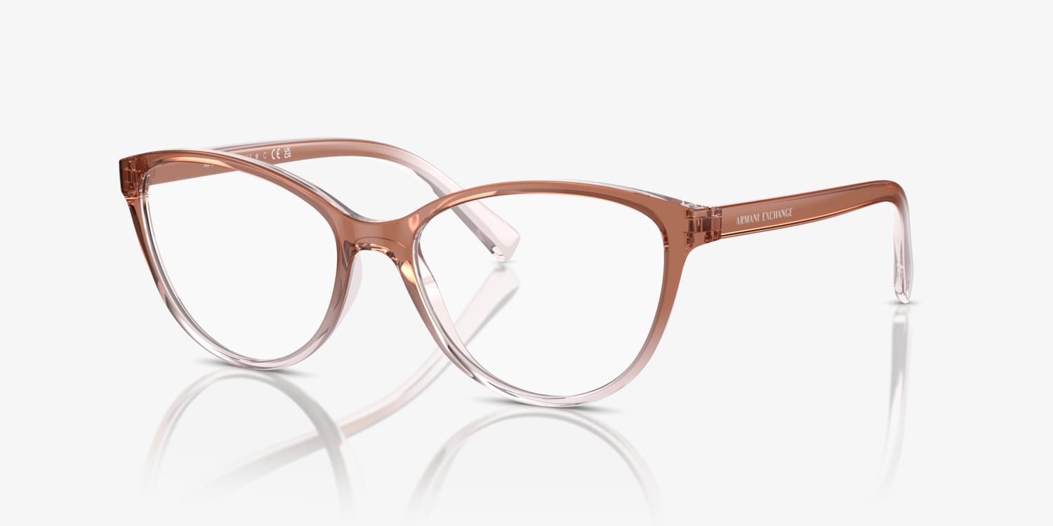 【新品未使用】EMPORIO ARMANI 灰×ピンク〈参考価格70,000円〉 Armani Exchange AX3053 Eyeglasses | LensCrafters