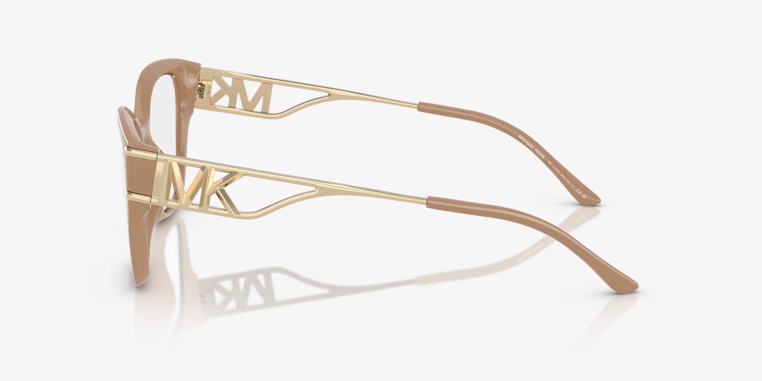 NEW MICHAEL KORS women’s mk7008 mitzi iv eyeglasses in gold havana 5835_f.jpg main image 4