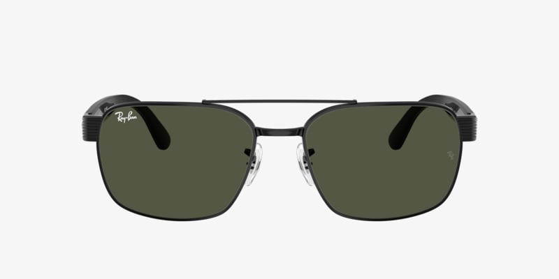 Ray-Ban Chromance サングラス 偏光レンズ　3671-CH RB3671CH CHROMANCE Sunglasses in Black and Dark Grey