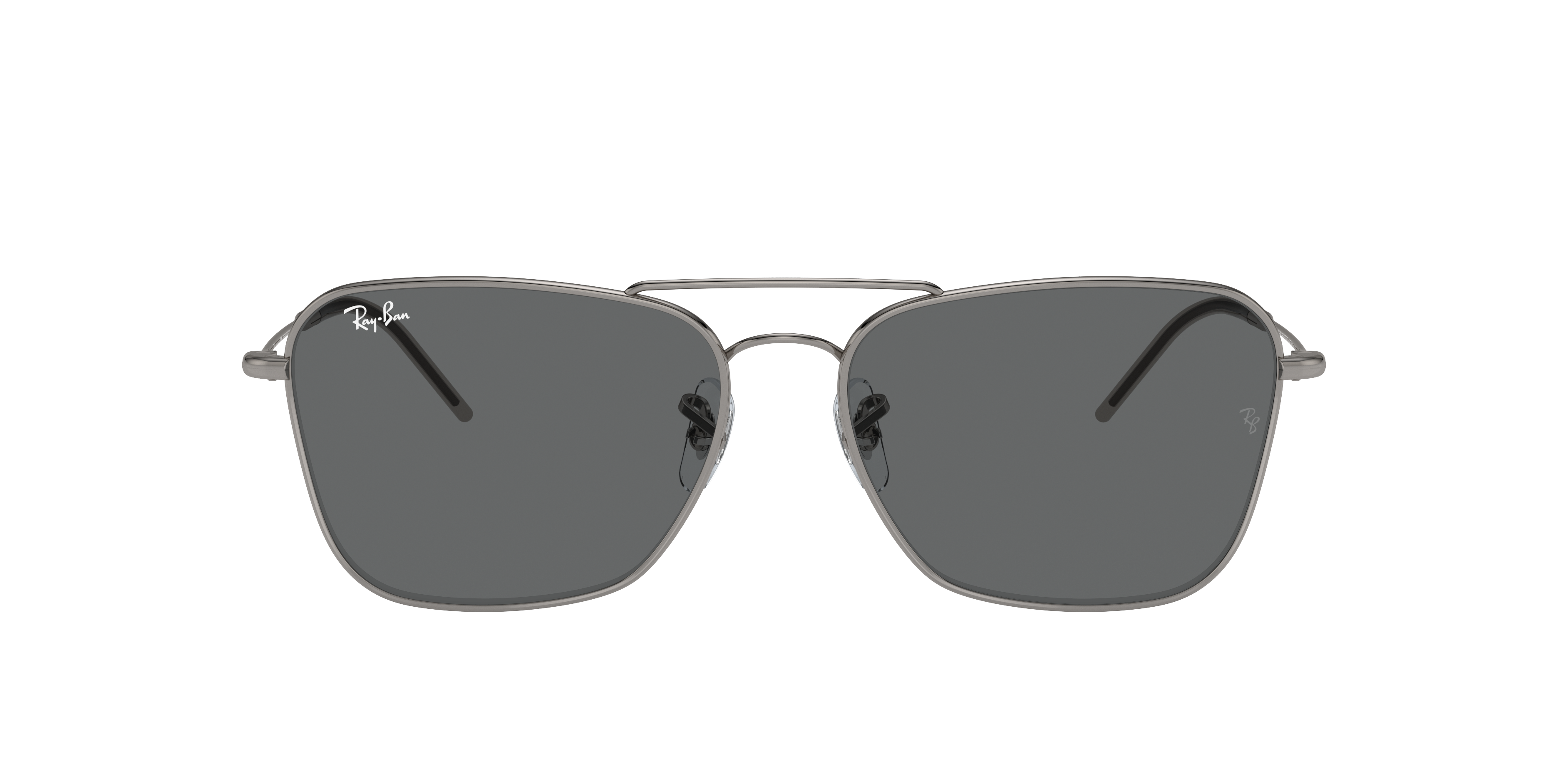 レイバン　CARAVAN REVERSE ガンメタル CARAVAN REVERSE Sunglasses in Gunmetal and Light Blue