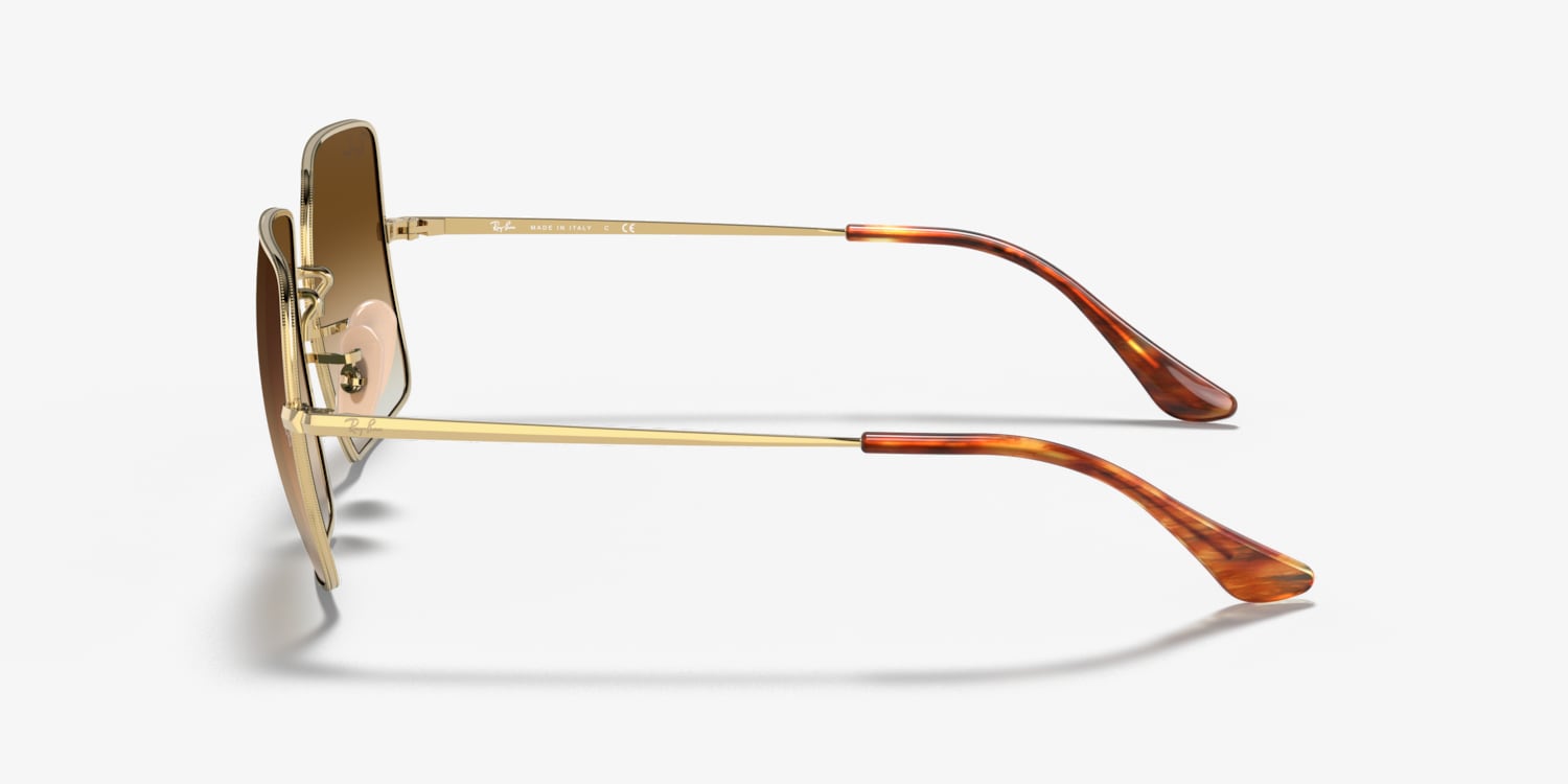 Ray-Ban RB1971 サングラス ブラウン Ray-Ban RB1971 Square 1971 Classic Sunglasses | LensCrafters