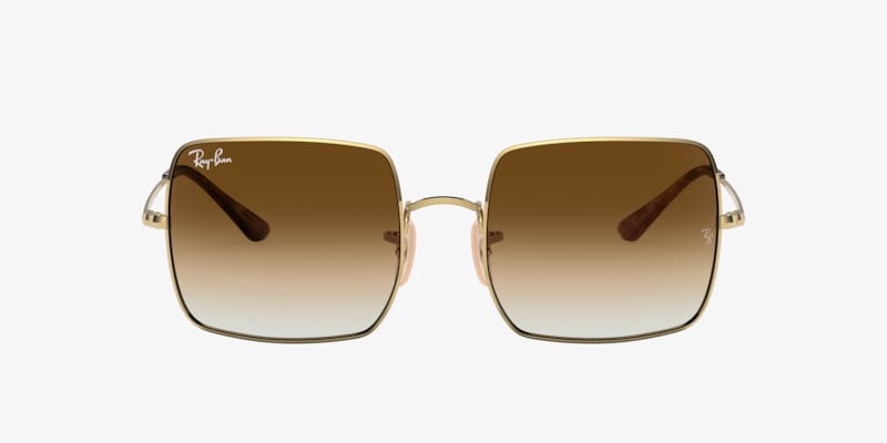 Ray-Ban 鼈甲ブラウン スクエアサングラス レイバン スクエア II RB1973 (サングラス) 価格比較 - 価格.com