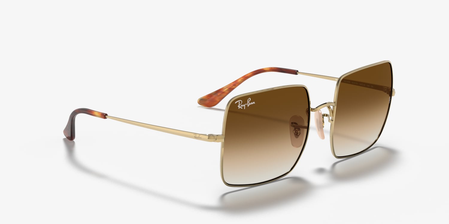 Ray-Ban RB1971 91493F スクエア Ray-Ban Square RB1971 91493F Silver Sunglasses - eye-oo.com