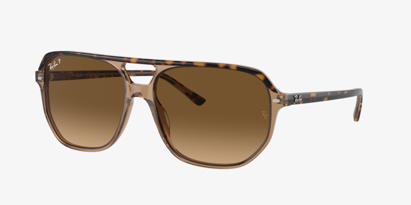 NEW Ray-Ban RB1971 Square 1971 Classic Sunglasses with Gold Frame Brown Lens Ray-Ban Square 1971 Classic Sunglasses - Polished Gold Frame  main image 2