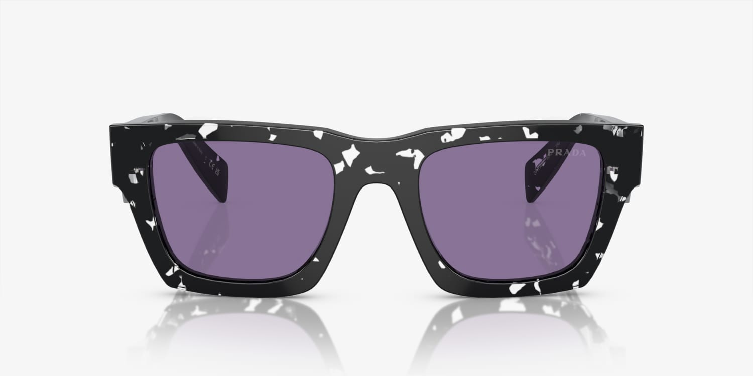 小物 PRADA sunglasses black PRADA PR 27ZS 16K08Z Black Dark Grey Men's 54 mm Sunglasses