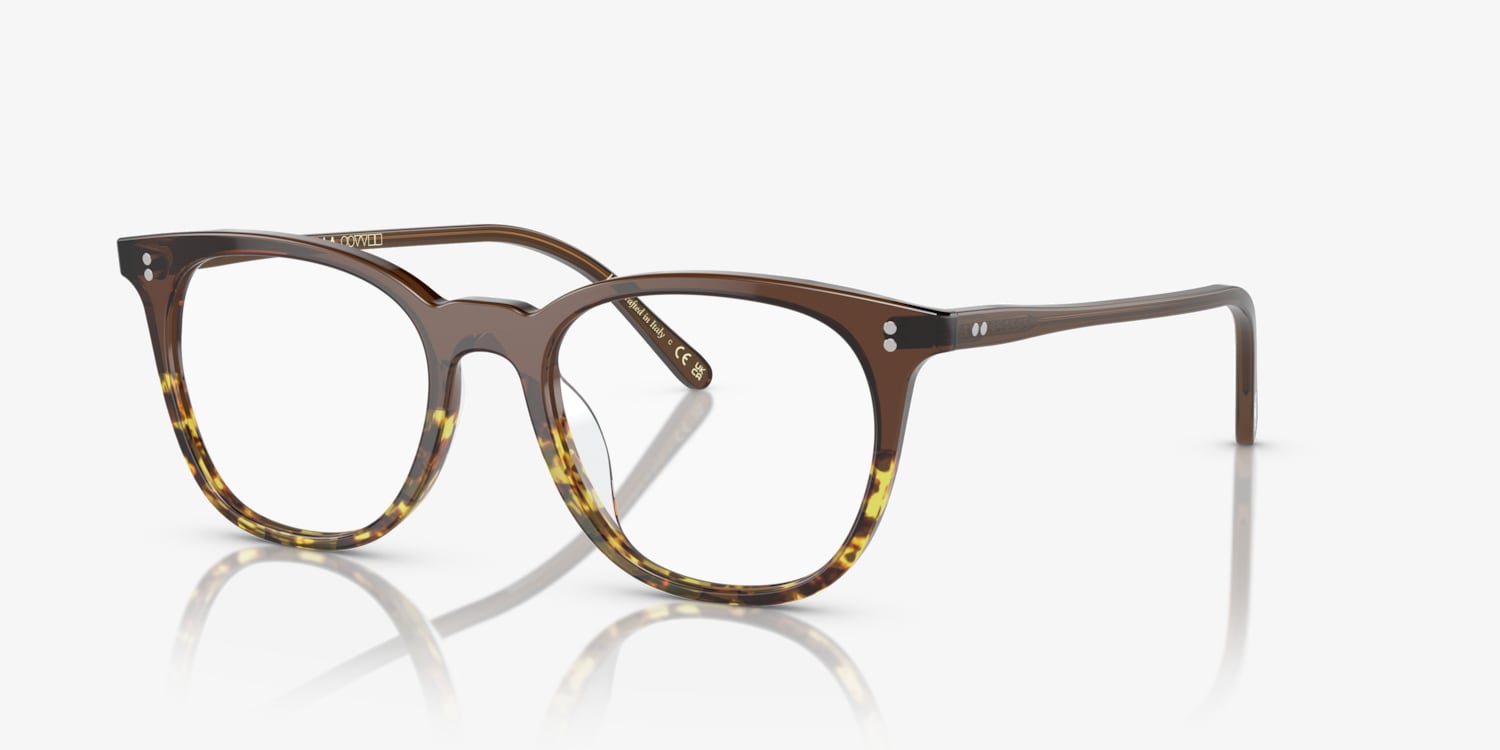 OLIVER PEOPLES メガネ ブラウン系 OLIVER PEOPLES 伊達メガネ メガネ 眼鏡 「在庫限定品」ZOZO 人気No.4