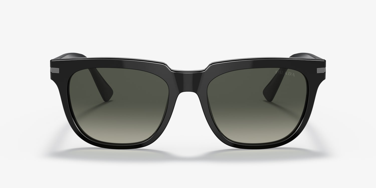 PRADA グレー サングラス Slate Gray Lenses Sunglasses With Triangle Logo | PRADA