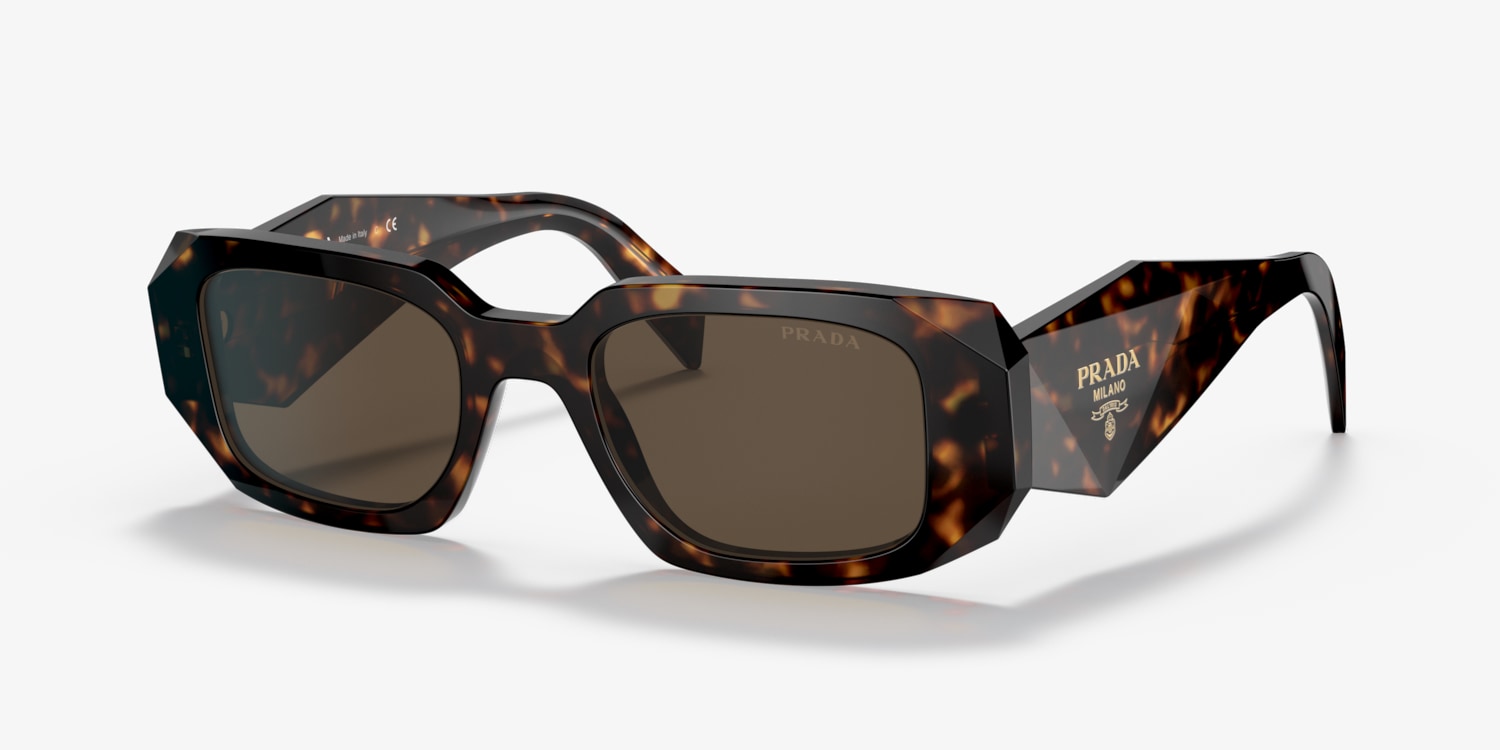 【よっちゃん】PRADA PR17WS 49mm サングラス Prada PR17WS 1AB5S049 Women's Sunglasses 49 mm Black / Dark