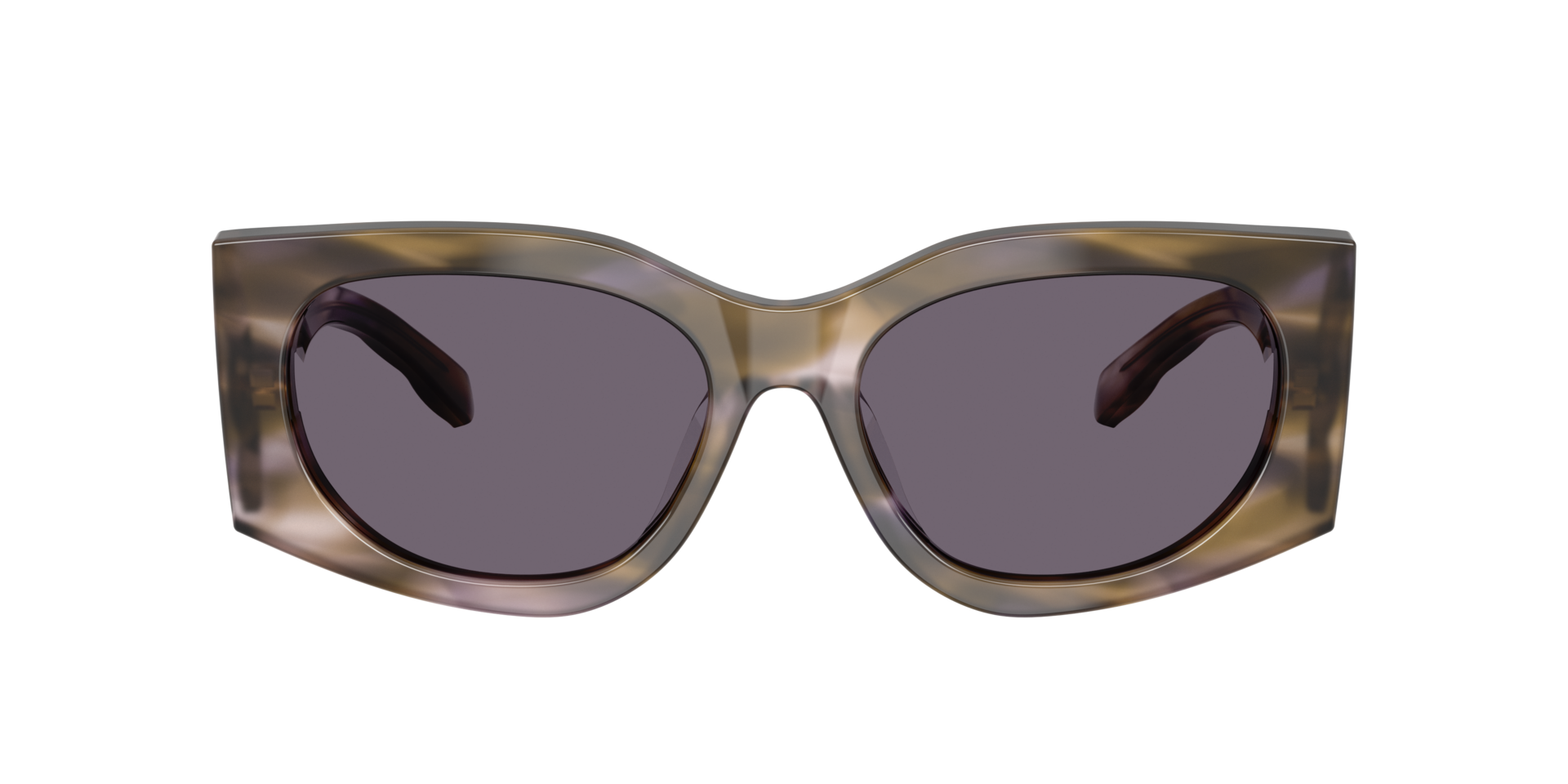Tory Burch T Monogram Rectangle Sunglasses, milky purple/grey. Kira Oversized Geometric Sunglasses: Women main image 2