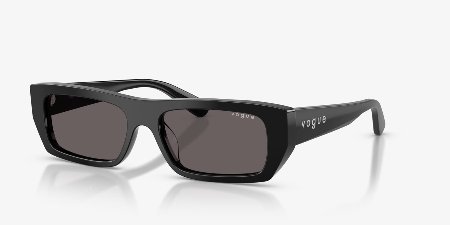 New Vogue Women\'s Black and Grey Sunglasses! Amazon.com: Vogue Eyewear Woman Sunglasses Black Frame  main image 2