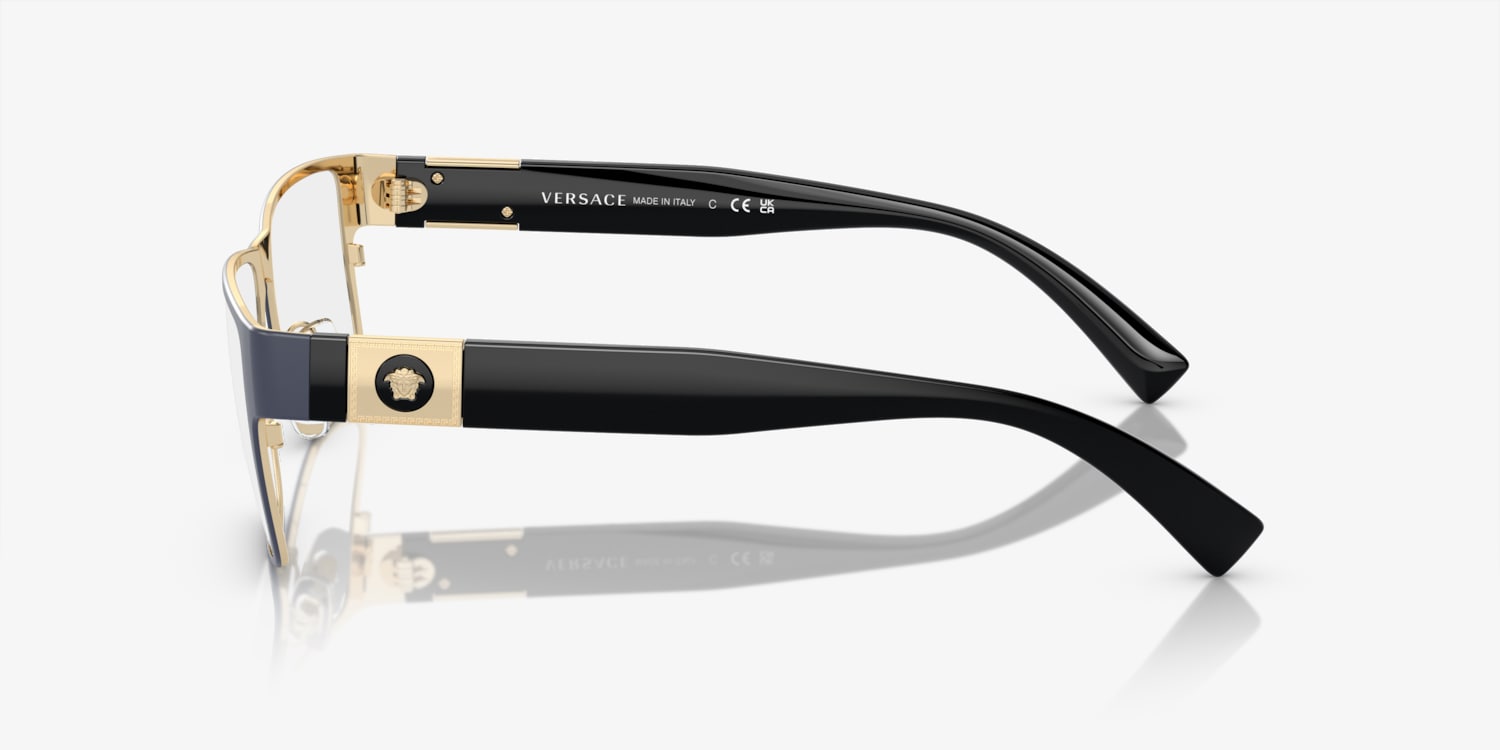 VERSACE メガネ 1305 55-16-140 ケース付き リムレス VERSACE メガネ 1305 55-16-140 ケース付き リムレス Versace