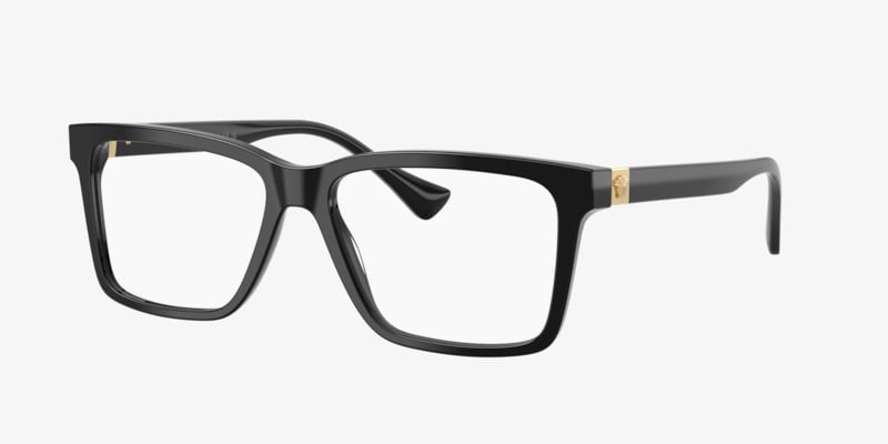 New LEGIT VISION LV-Dude Matte Black Eyeglasses 47/19/140 Louis Vuitton LV Super Vision Square Sunglasses Black  main image 3