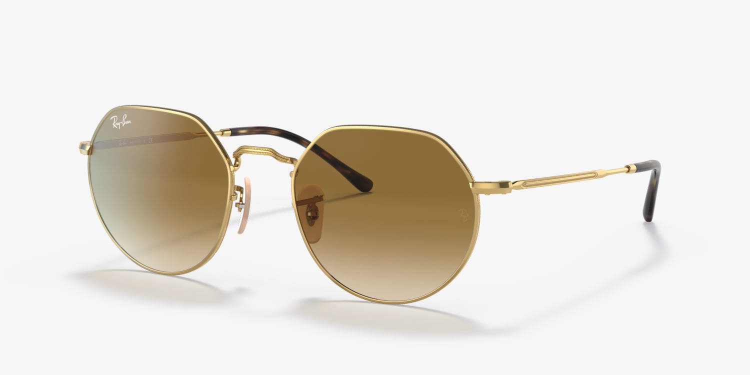 Ray Ban JACKTRANSITIONS®RB3565-002GG-51 Ray Ban Unisex Jack Series Black Geometric Sunglasses RB3565