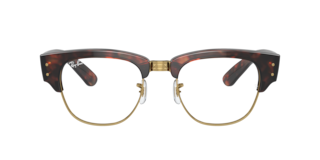 【美品】Ray-Ban CLUBMASTER MEGA CLUBMASTER OPTICS Eyeglasses with Black On Gold Frame